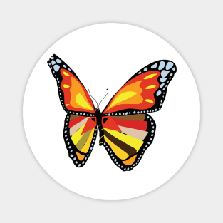 Cute Butterfly Art Magnet